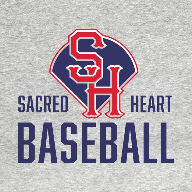 Sacred Heart baseball – blue by SHAngelsShop